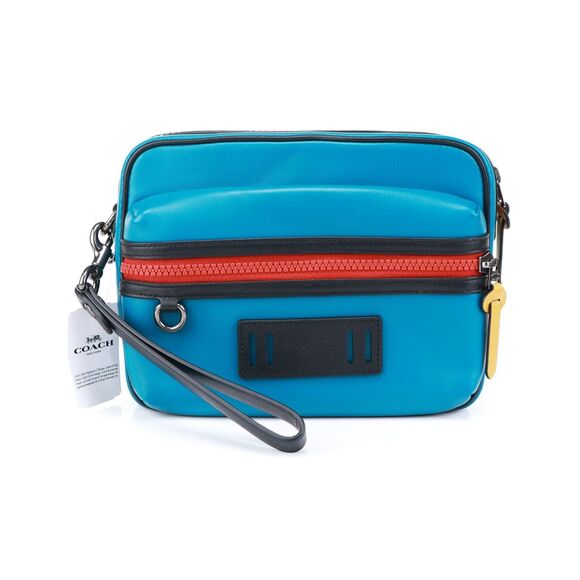 NWT Coach Colorblock Leather Terrain Travel Organizer Pouch - Picture 4 of 11